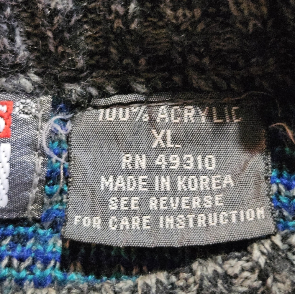 Vintage Saturdays Generation Funky Pattern Dad Sw… - image 4